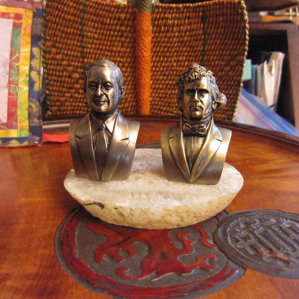 Harry S. Truman OR Franklin Pierce Miniature Bust, Vintage