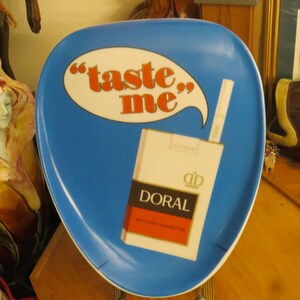 Vintage Doral Cigarettes Advertising Taste Me Change Dish