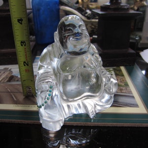 Buddha Statue Crystal Buddha Figurine for Luck