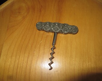 Wine Bottle Opener, vintage corkscrew, cork puller, bar decor, Please Read Description