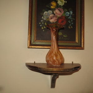 Art Glass Bud Vase, Murano, Artist Hand Blown, Vintage