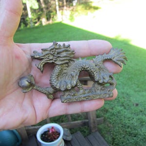 Vintage Dragon Chinese Asian Oriental Figurine Statue Sculpture