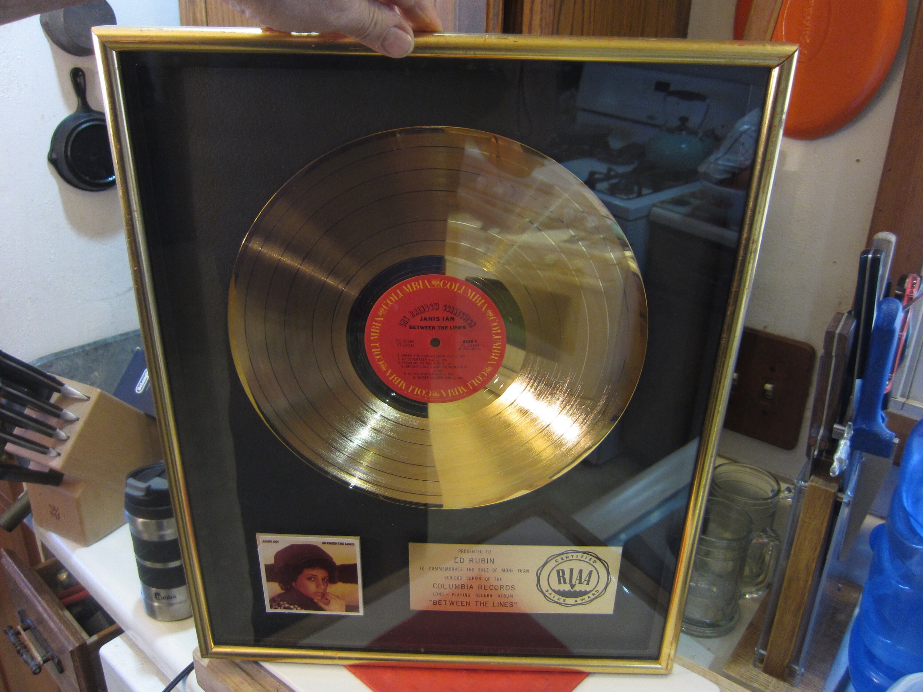 I*O様 本物！RIAA認定 ゴールド・セールス・ディスク Jimmy Page musicgoldmine.com - Tom Petty Into The Great Wide Open RIAA