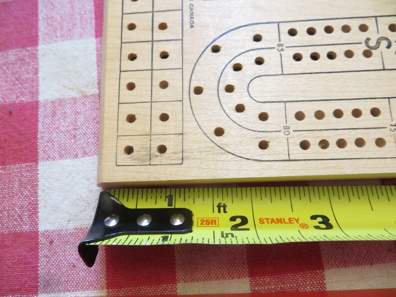 Vintage Acme 2 Lane Cribbage Board X300 race track style. Etsy