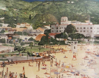 Laguna Beach Wall Art, Vintage, Please Read Description
