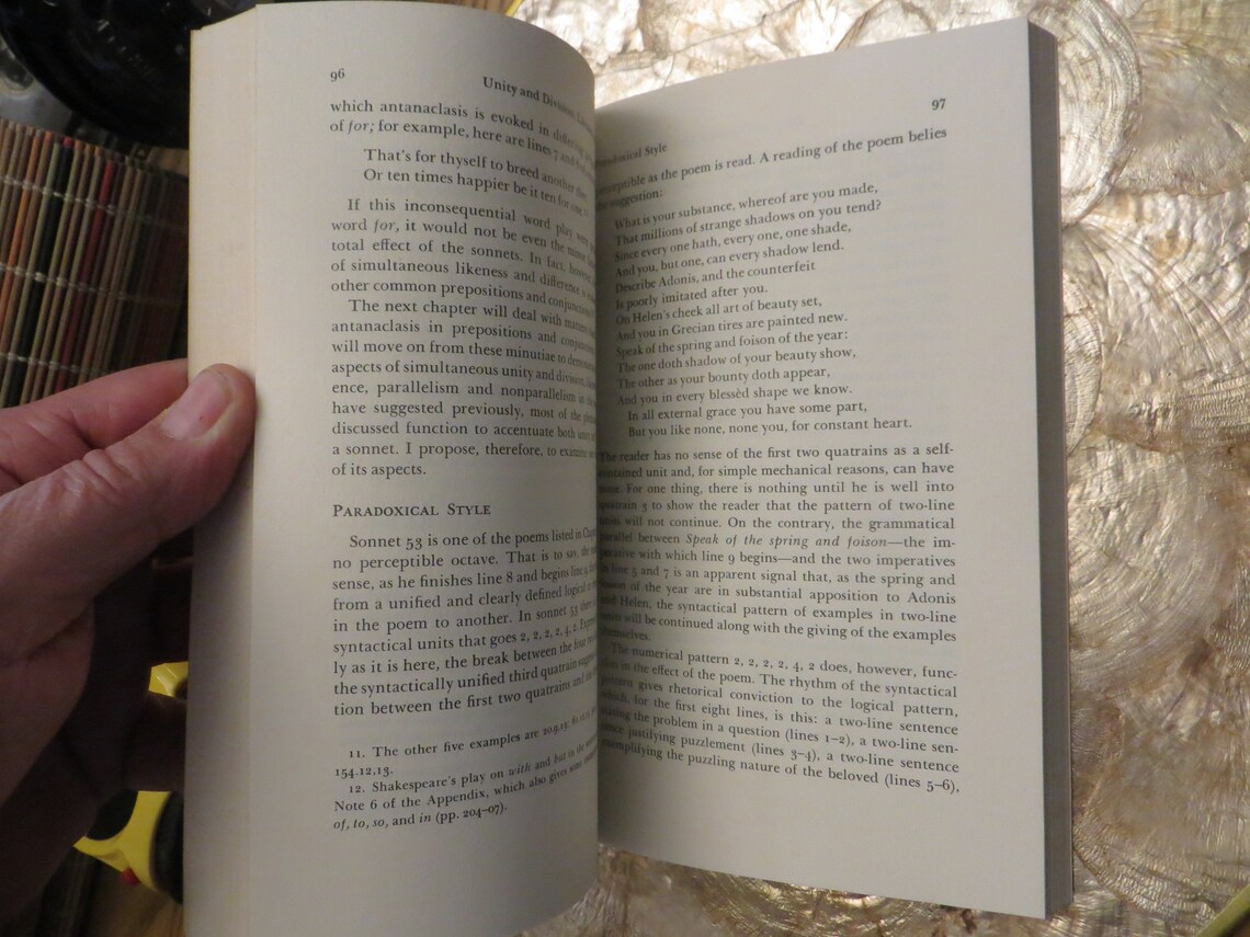 Stephen booth an essay on shakespeare39s sonnets 05 picture