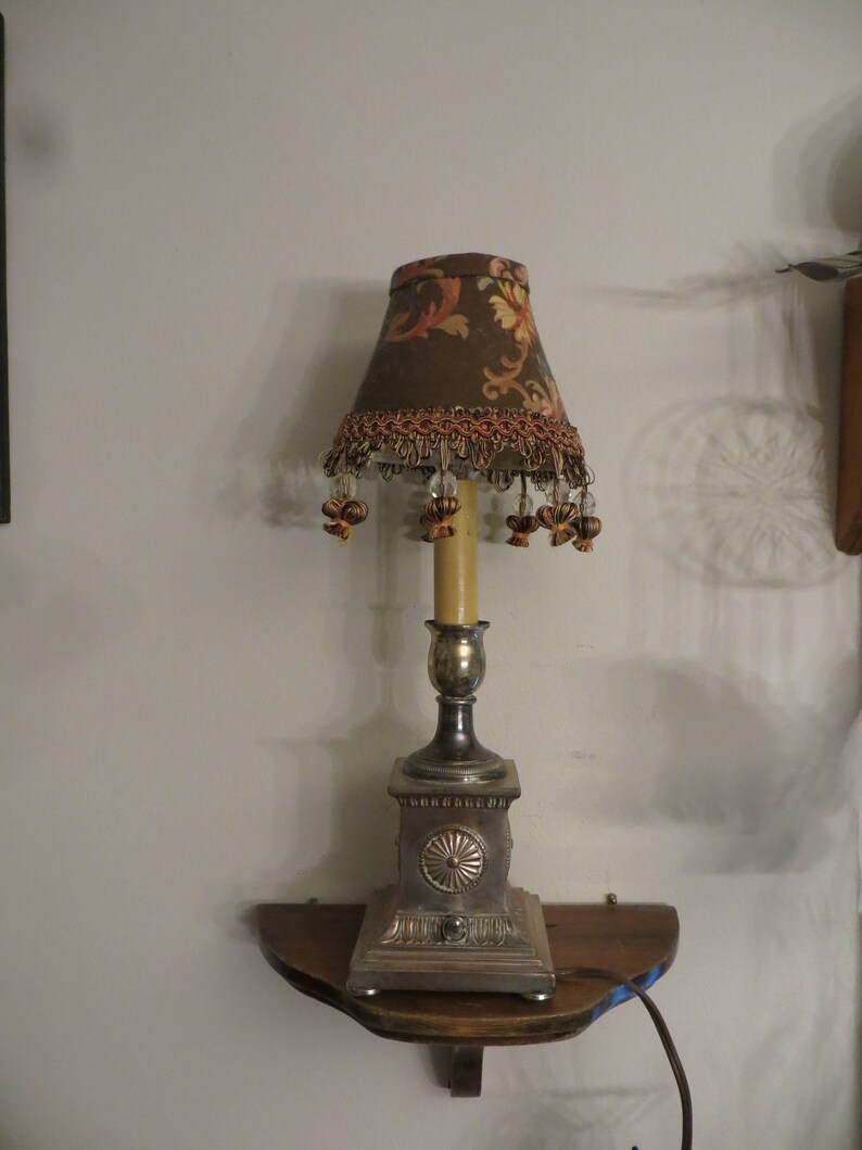Vintage Lamp Shades Bulb Mount Clip Ons W Free Ship