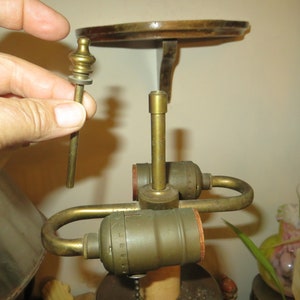Vintage double socket table lamp,, Please Read Description