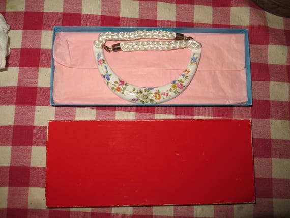 Kenneth Jay Lane Vintage Royal Worcester Bone Chi… - image 10