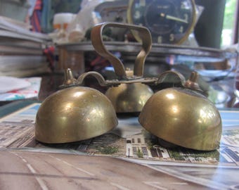 Brass Church Alter Communion Bells - Vintage Bells, Please Read Description