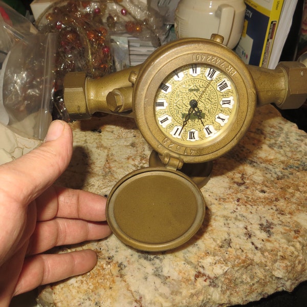 Water Meter (Bopp & Reuther) turned into a clock umgebaut als Uhr