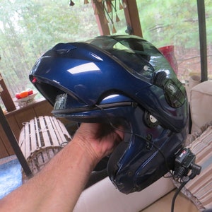 Vintage N201 Modular Motorcycle Helmet w/ carry bag.