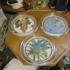3 Vintage Domain Collection Wine Coasters by Prima,