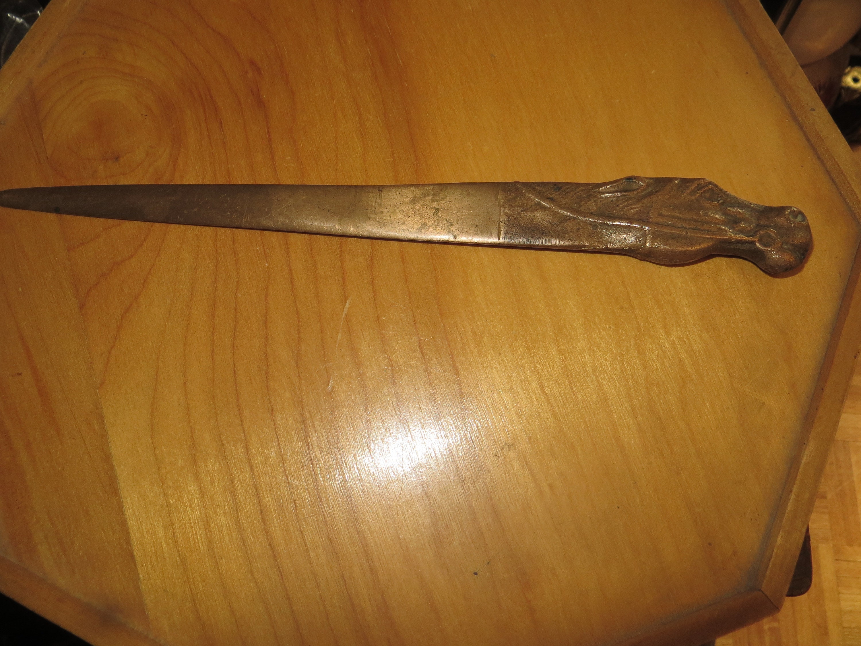 Antique Bronze Brass Racing Horse Letter Opener Etsy Australia