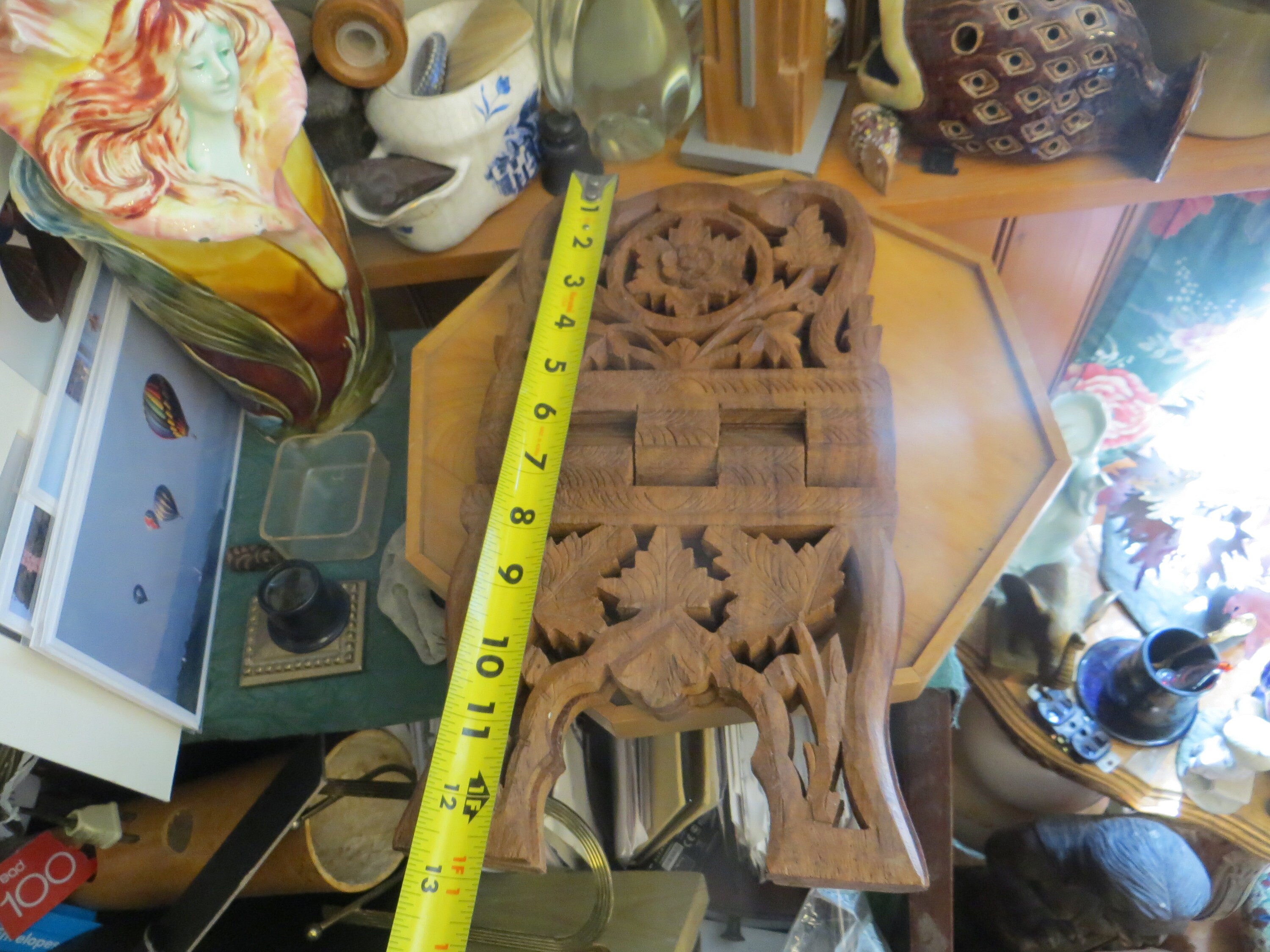 Book Stand Carved Wood Folding Book Display Ornate Vintage. Etsy