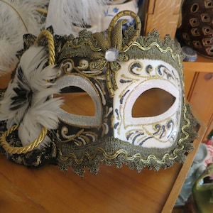Vintage Original Carnival Masquerade Mask
