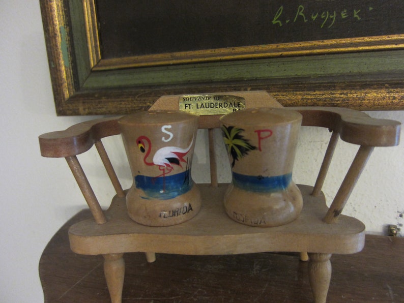 Souvenir Vintage Fort Lauderdale Salt and Pepper Shakers Vintage S/&P Shakers Florida Gift