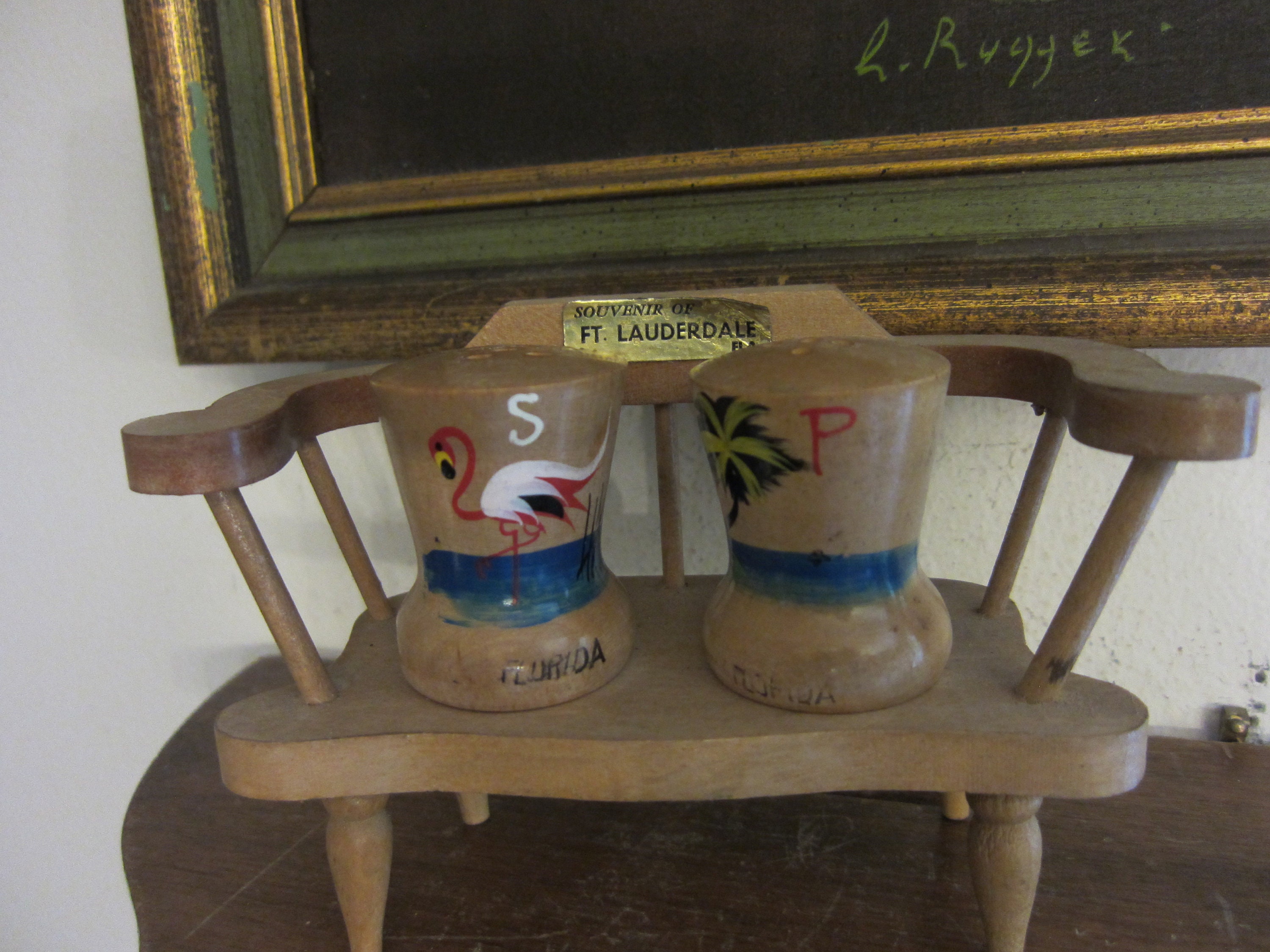 Vintage Fort Lauderdale Salt and Pepper Shakers Souvenir Etsy