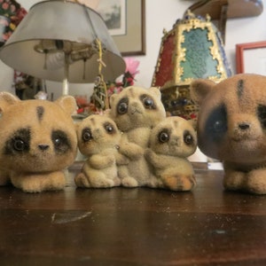 Josef Originals Raccoon Figurines