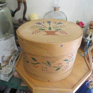 Firkin Style Sugar Lidded Bucket / Pail Painted