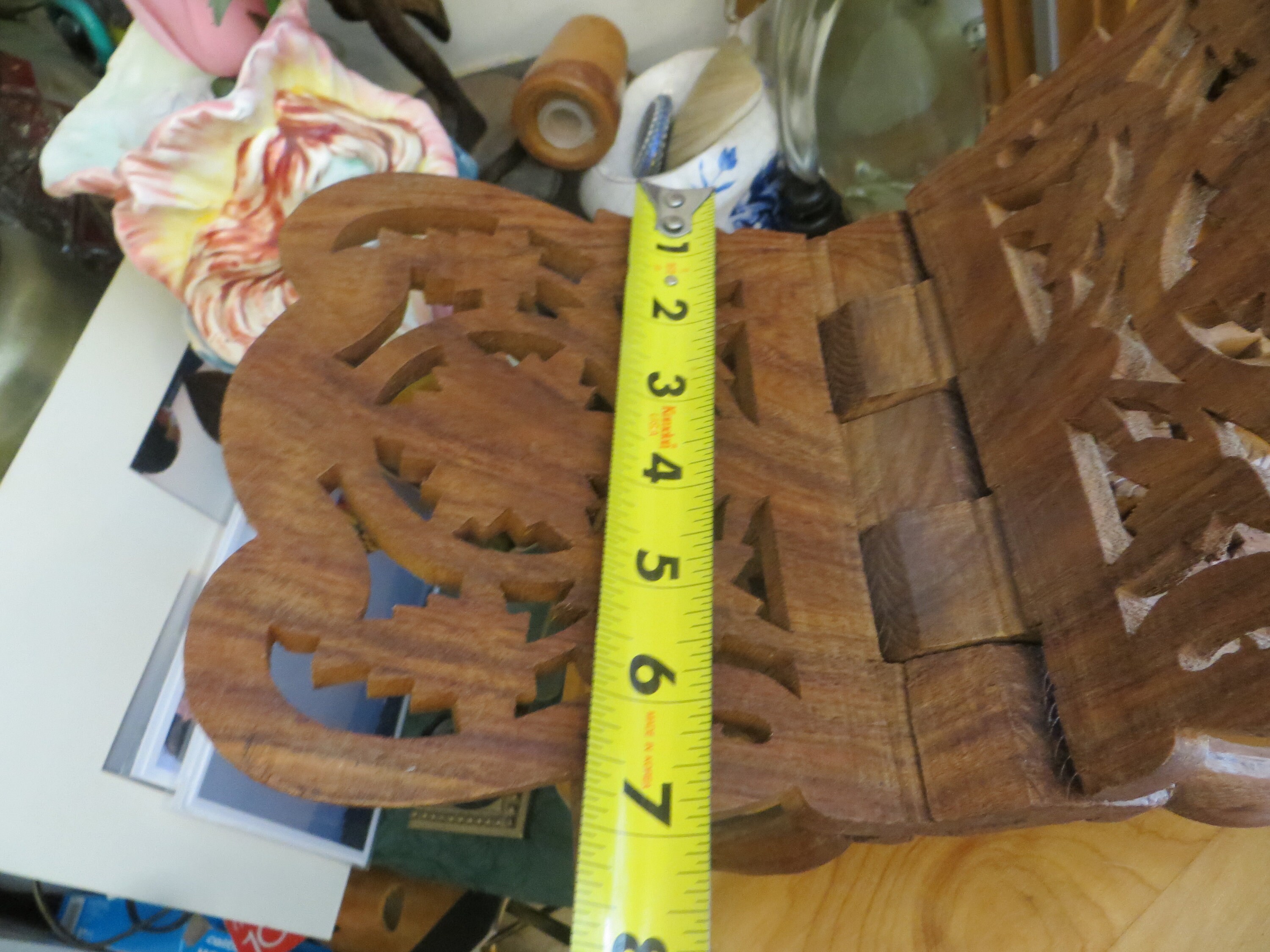 Book Stand Carved Wood Folding Book Display Ornate Vintage. Etsy