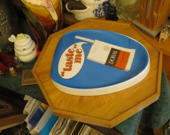 Vintage Doral Cigarettes Advertising Taste Me Change Dish, Please Read  Description