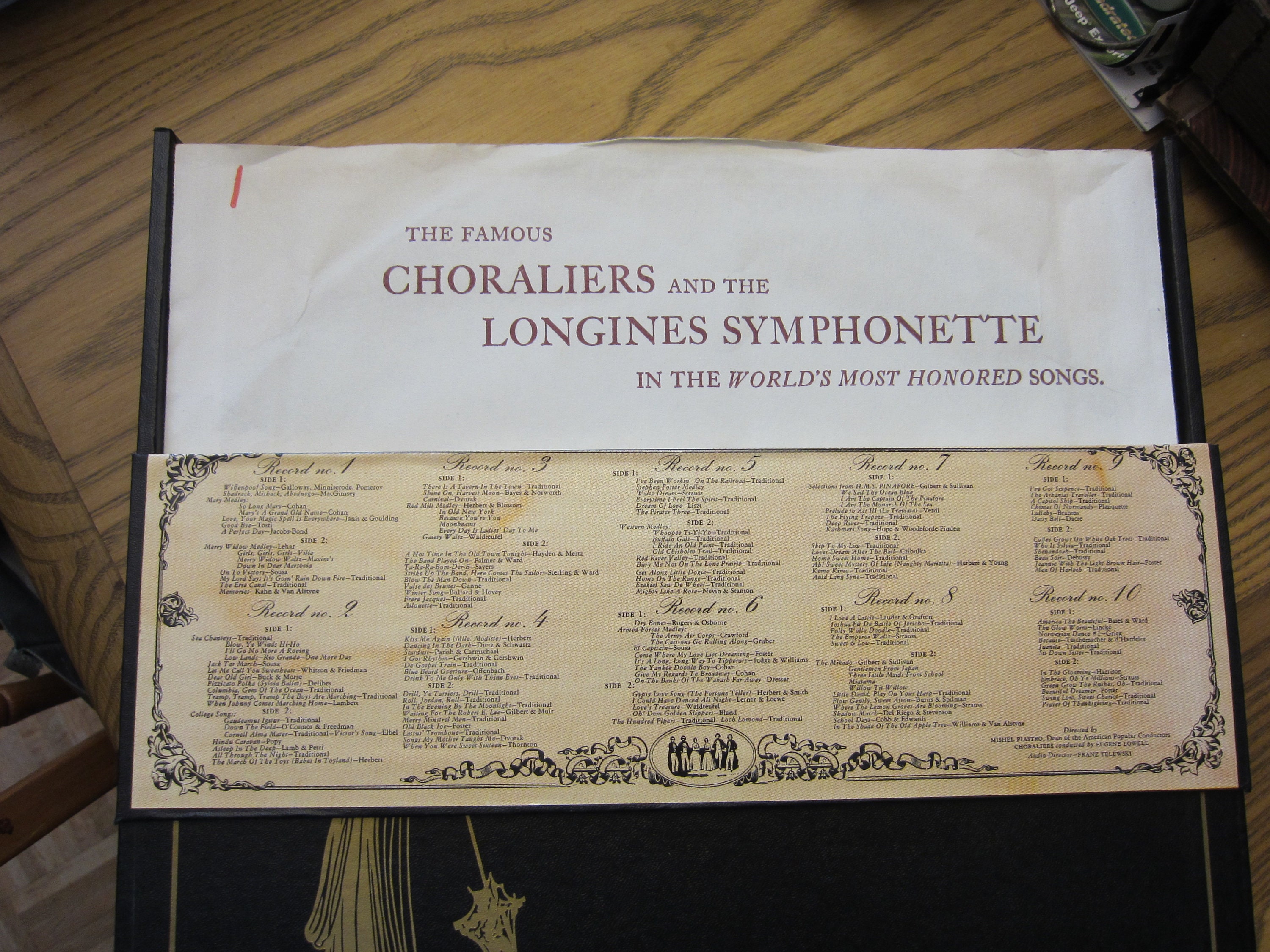 The famous choraliers and the longines symphonette hotsell