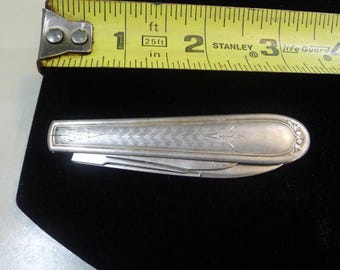 Rare 1915 Sterling Silver Fruit Knife - Song of the Rivers Commemorative Pocket Knife - Seed Pick - Please Read Description