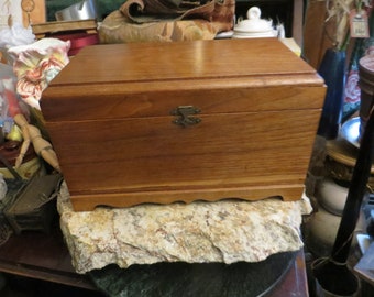 Vintage Storage Chest Box, dining, jewelry, serving pieces, Please Read Description