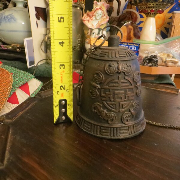 Cast Iron Bell Wind Chime Etsy