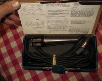 Shure Microphone Prologue 10L Lo-Z 3 Pin Dynamic Mic Vintage