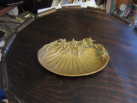 Bronze Pin Ring Tray Signed H Risch, Please Read … - image 9