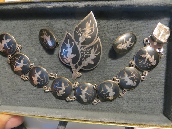 Siam Sterling Jewelry Three Piece Set, Please Read Description - Etsy