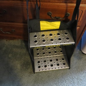 SPORSTEP portable 2 step hooking ladder