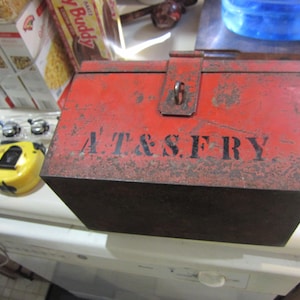 ATSF Lockbox Rail Road Locomotive