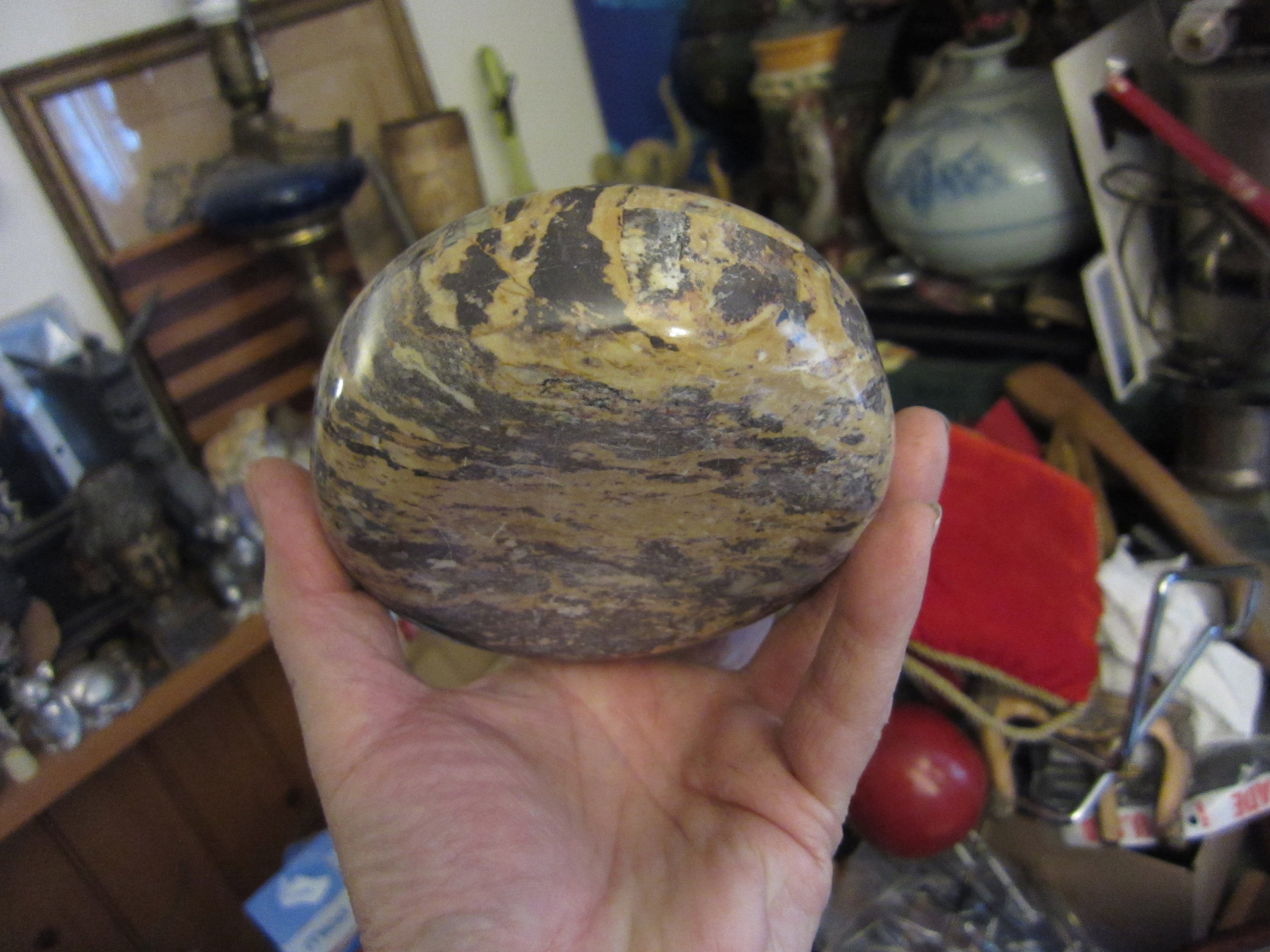 Vintage Marbled Bakelite Round Box, Please Read Description - Etsy