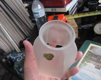 Vintage Vianne France Frosted Lily / Tulip Glass Shade, Please Read Description