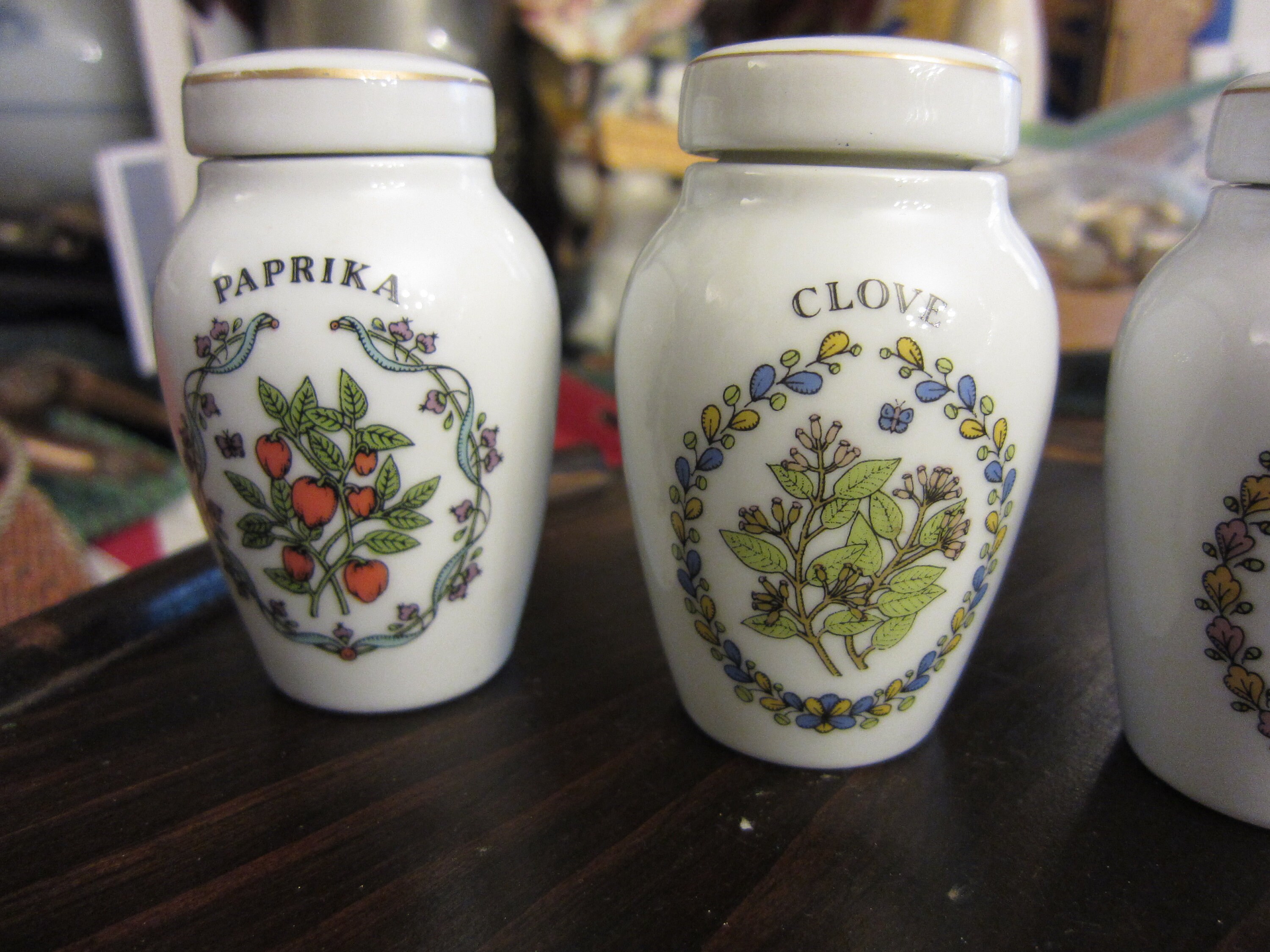 Vintage Herb Jars - Etsy
