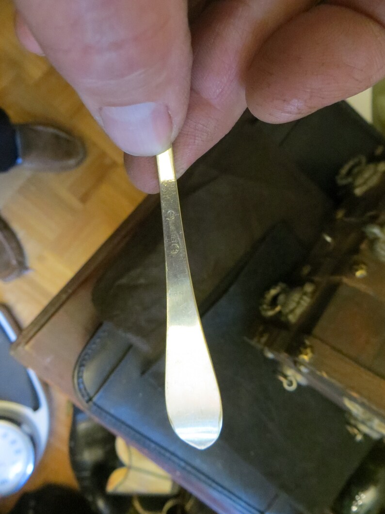 Vintage Silver Plate Small Ladle Spoon Server Danish