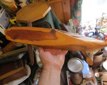 Wood Display Base - Vintage Custom Made, Please Read Description