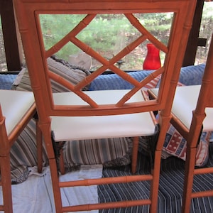One Legomatic faux bamboo Folding Chair from 1971