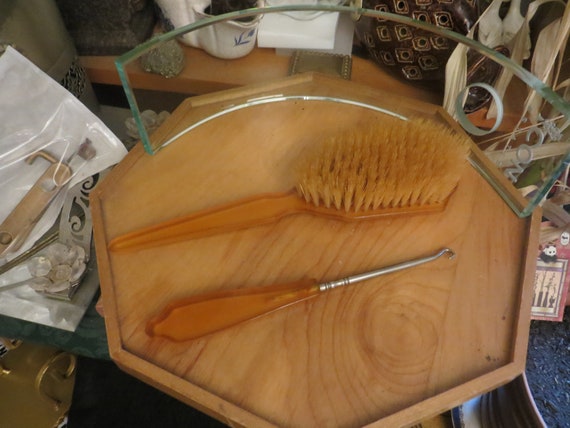 Vintage Hair Brush, Vanity Decor, Dressing Table - image 2