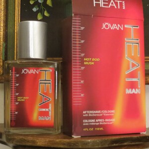 Jovan Heat Man Aftershave/Cologne, Vintage