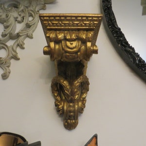 Large Antique Wood Corbel Bracket