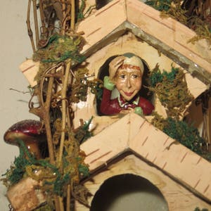 Grandmas Bird House, vintage, distressed,