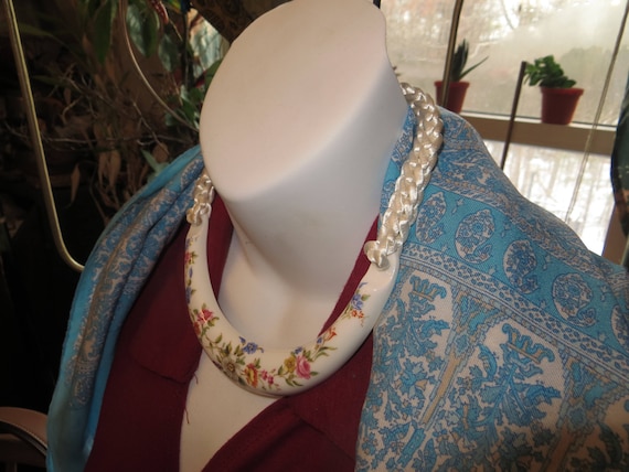 Kenneth Jay Lane Vintage Royal Worcester Bone Chi… - image 7