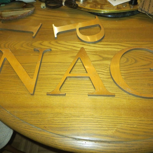 Letter G, Architectural Building shops Letter. Bronze or Brass Heavy Metal