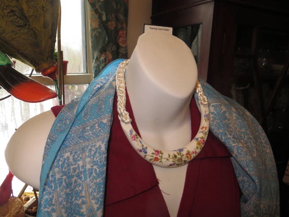 Kenneth Jay Lane Vintage Royal Worcester Bone Chi… - image 8