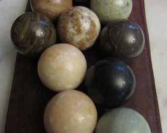1 or 2 Replacement Bombay Company 1994 Solitaire Polished Authentic Marbles