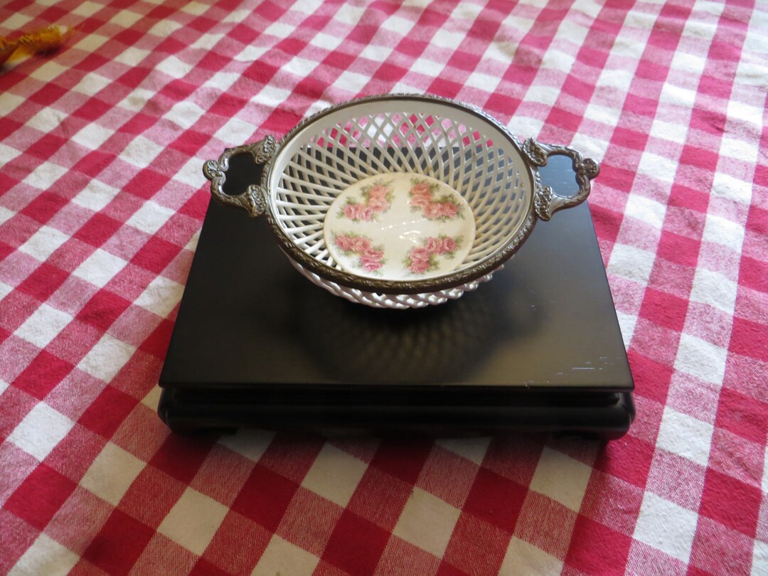 Late 19th Century Max Roesler Porcelain Openwork Bowl With Handles ...